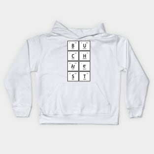 Bucharest City | Periodic Table Kids Hoodie